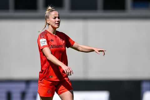 Erzielte ein Tor und leistete zwei Vorlagen beim Sieg gegen Union Berlin: Giulia Gwinn (Archivbild) Foto: Harry Langer/dpa