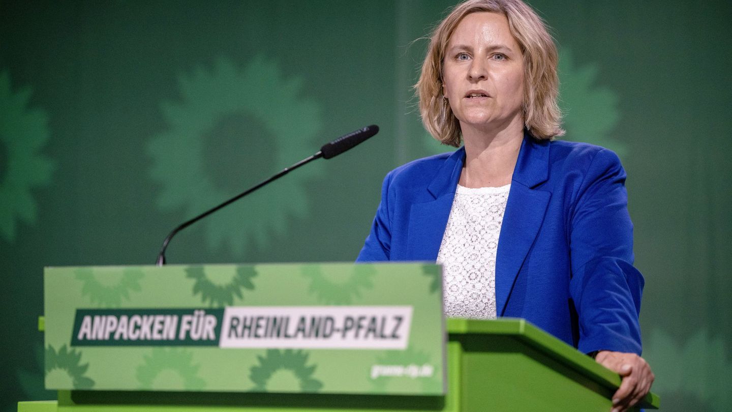 Die Grünen mit Spitzenkandidatin Katrin Eder wollen in Rheinland-Pfalz weiter mitregieren. (Archivfoto) Foto: Harald Tittel/dpa