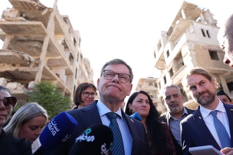 Außenminister Johann Wadephul bei seiner Syrien-Reise Ende Oktober