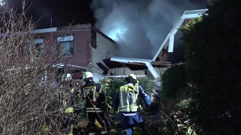 Wolfenbüttel: Reihenhaus explodiert, Mann vermisst