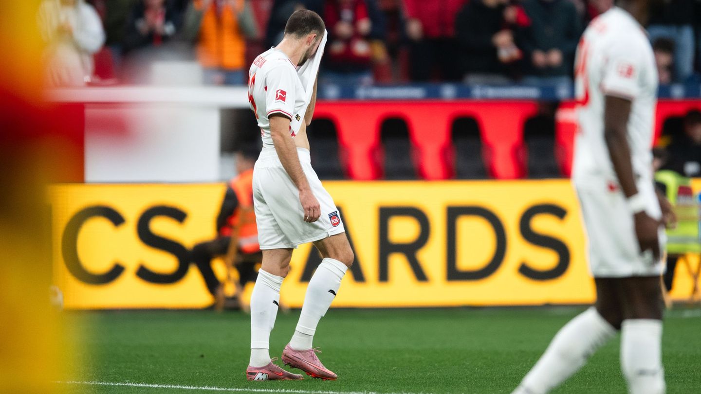Beim 0:6 gegen Leverkusen war Heidenheim chancenlos. Foto: Marius Becker/dpa