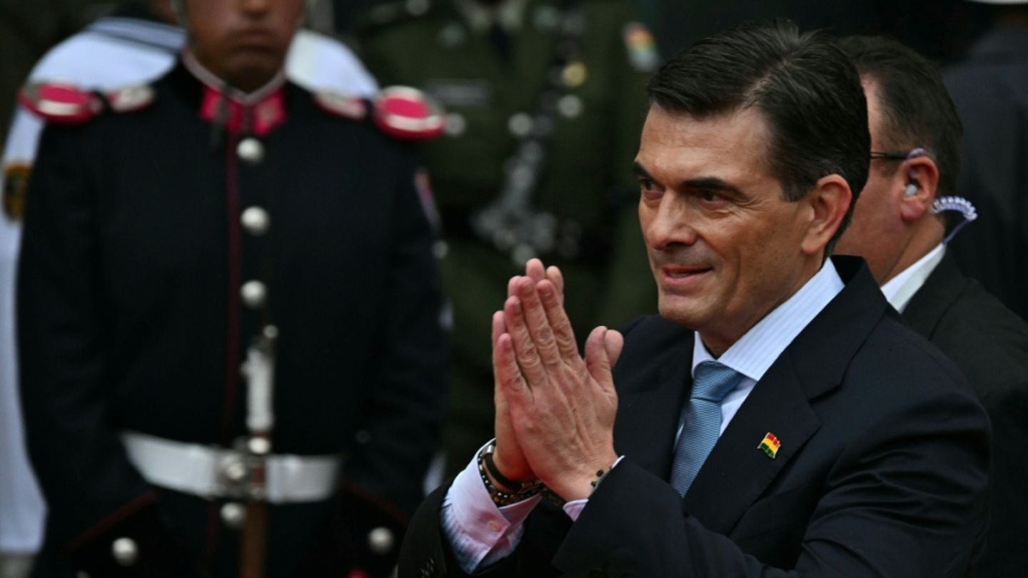 Rodrigo Paz auf dem Weg zu seiner Vereidigung