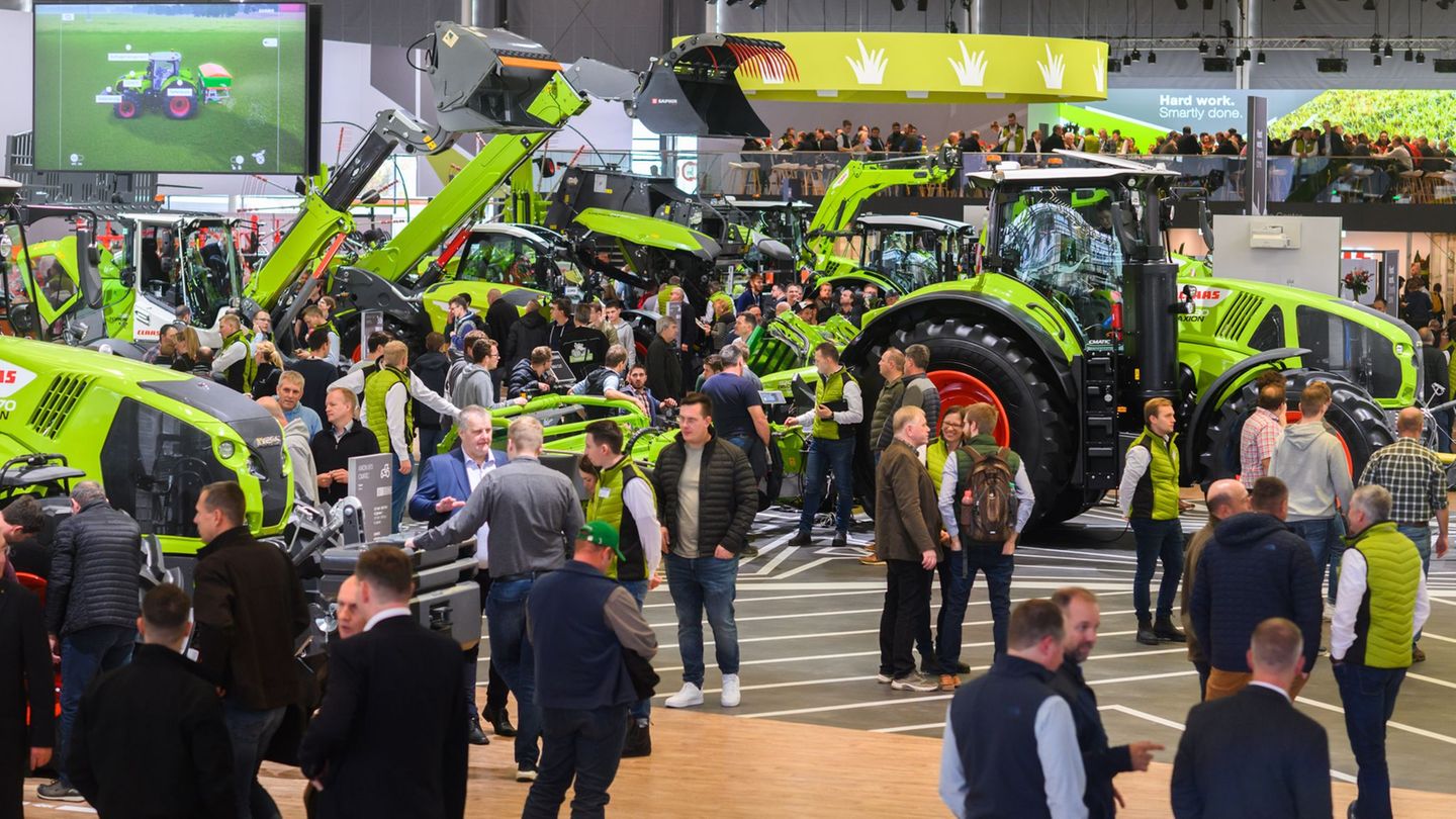 Vor zwei Jahren kamen mehr als 470.000 Besucher zu der Landtechnik-Schau. (Archivbild) Foto: Julian Stratenschulte/dpa