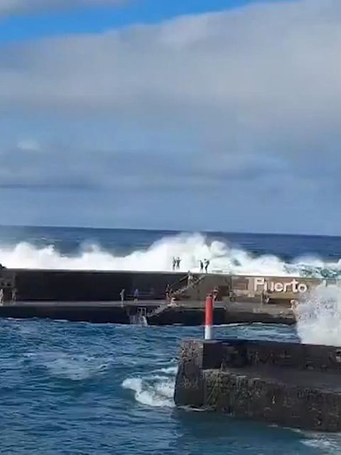 Teneriffa: Mehrere Menschen sterben nach Riesenwellen (Video)