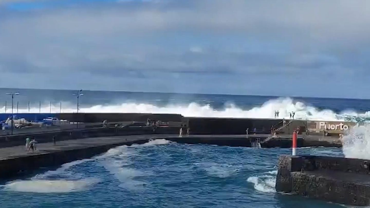 Kanarische Insel: Video zeigt das Ausmaß der Riesenwellen auf Teneriffa