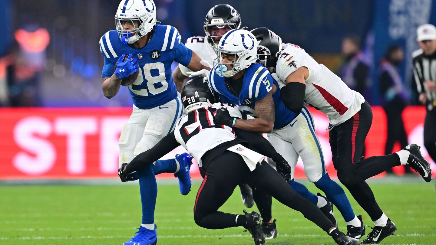 Dank Running Back Jonathan Taylor liegen die Colts auf Playoff-Kurs. Foto: Sebastian Christoph Gollnow/dpa