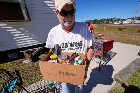 Wegen der unsicheren Lage spenden viele Amerikaner nun Lebensmittel - wie hier im Bundesstaat Missouri. (Archivbild) Foto: Lynne