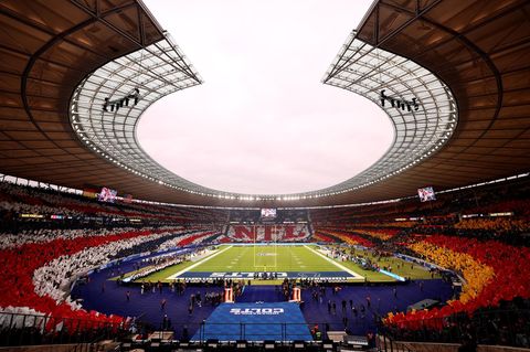 Das Olympiastadion war bei den Berlin Games der NFL kaum wiederzuerkennen