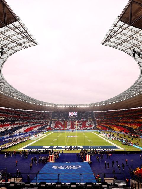 Das Olympiastadion war bei den Berlin Games der NFL kaum wiederzuerkennen