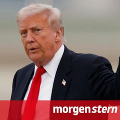 Donald Trump, Präsident der USA, winkt mit links, Symbolbild Shutdown