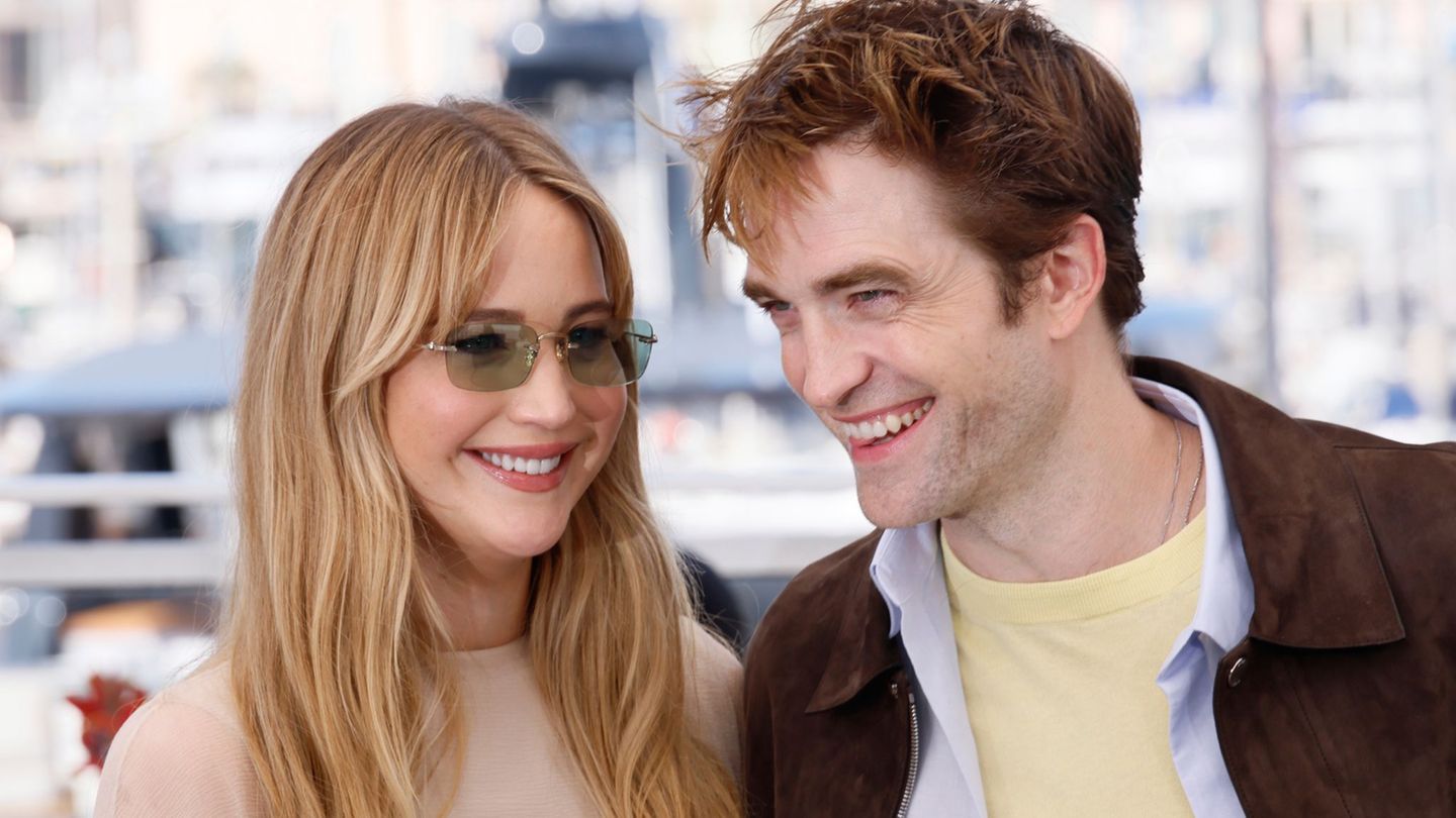 Jennifer Lawrence und Robert Pattinson bei der Premiere des Films in Cannes. (Archivbild) Foto: Joel C Ryan/Invision/AP/dpa