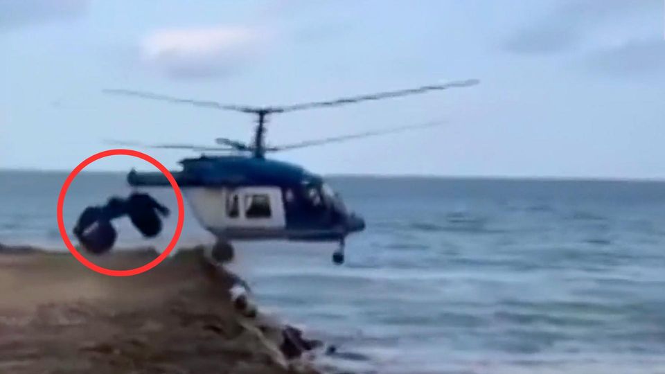 Helikopter stürzt ab