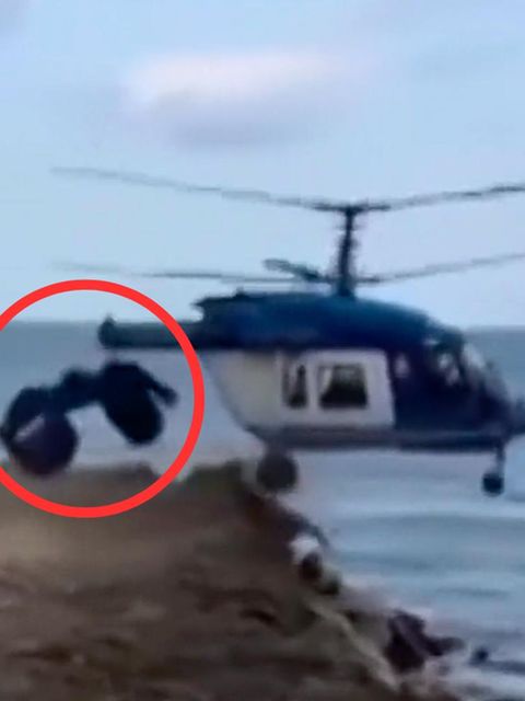 Helikopter stürzt ab