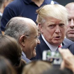 Donald Trump (r.) und Rudy Giuliani, hier gemeinsam im Jahr 2016