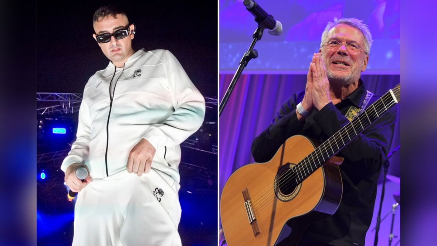 Fruchtbare Kollaboration: Rapper Haftbefehl und Liedermacher Reinhard Mey.