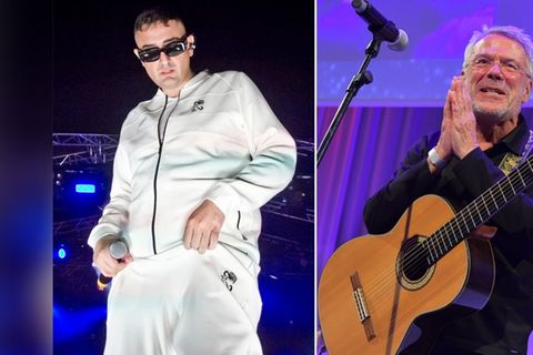 Fruchtbare Kollaboration: Rapper Haftbefehl und Liedermacher Reinhard Mey.