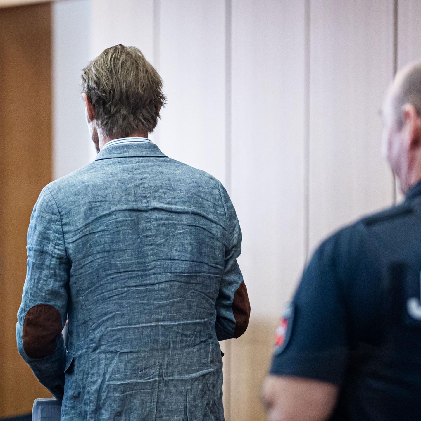 Der Verdächtige im Fall Maddie, Christian B., 2024 bei einem Gerichtstermin