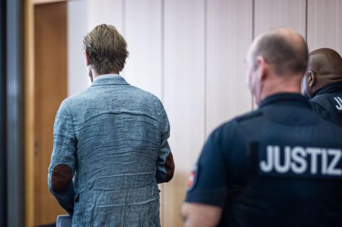 Der Verdächtige im Fall Maddie, Christian B., 2024 bei einem Gerichtstermin