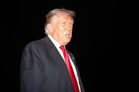 Donald Trump am Sonntag in Washington