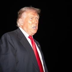 Donald Trump am Sonntag in Washington