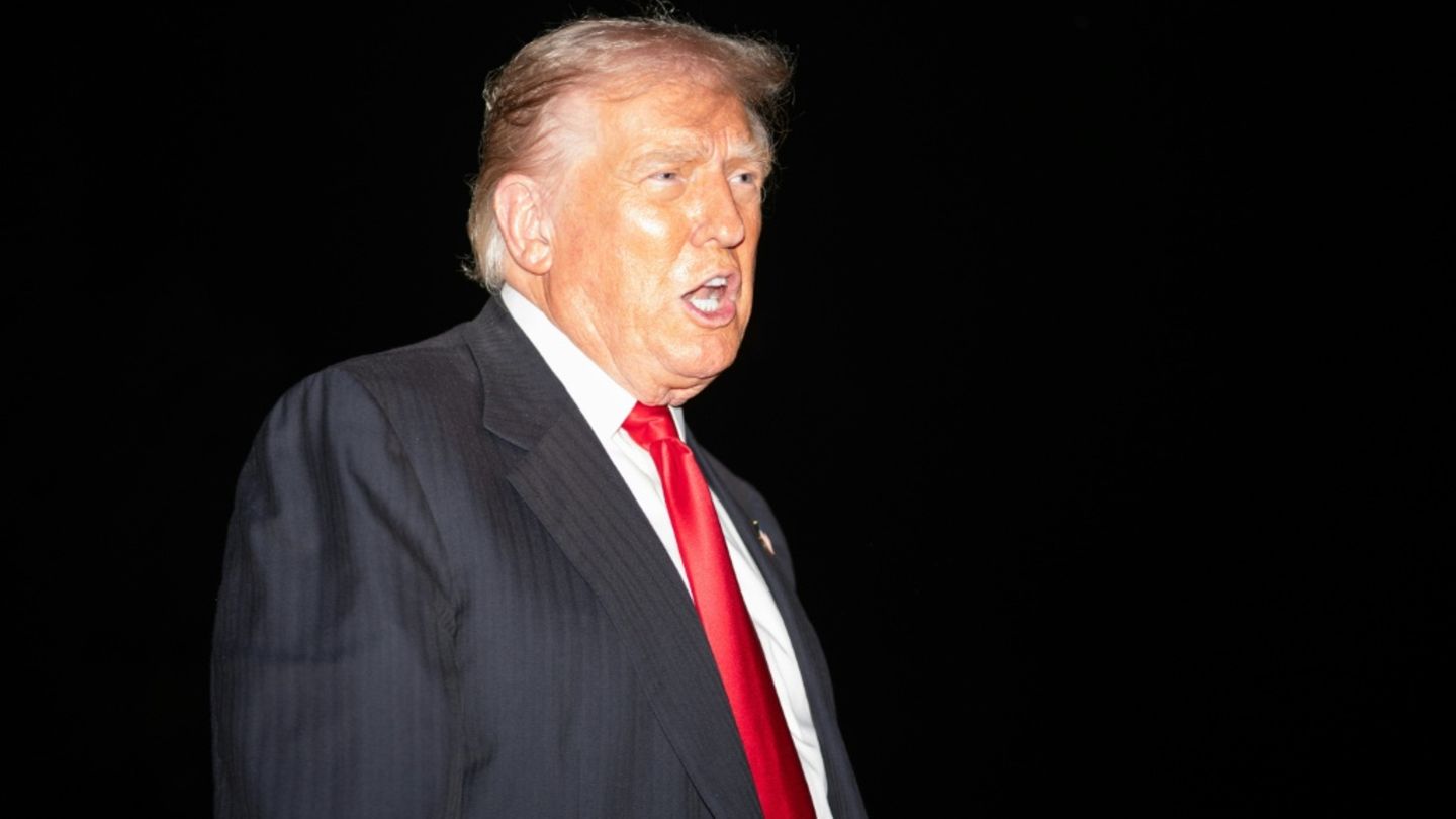 Donald Trump am Sonntag in Washington