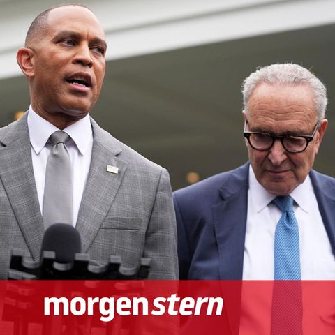 Shutdown in den USA: Hakeem Jeffries und Chuck Schumer