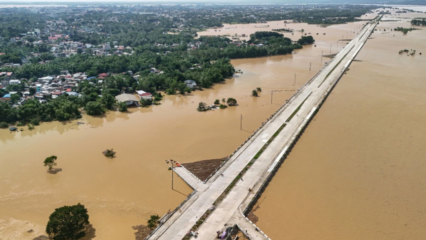 Eine Straße in der Provinz Cagayan