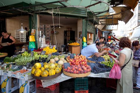 Der Agora Modiano Markt in Thessaloniki