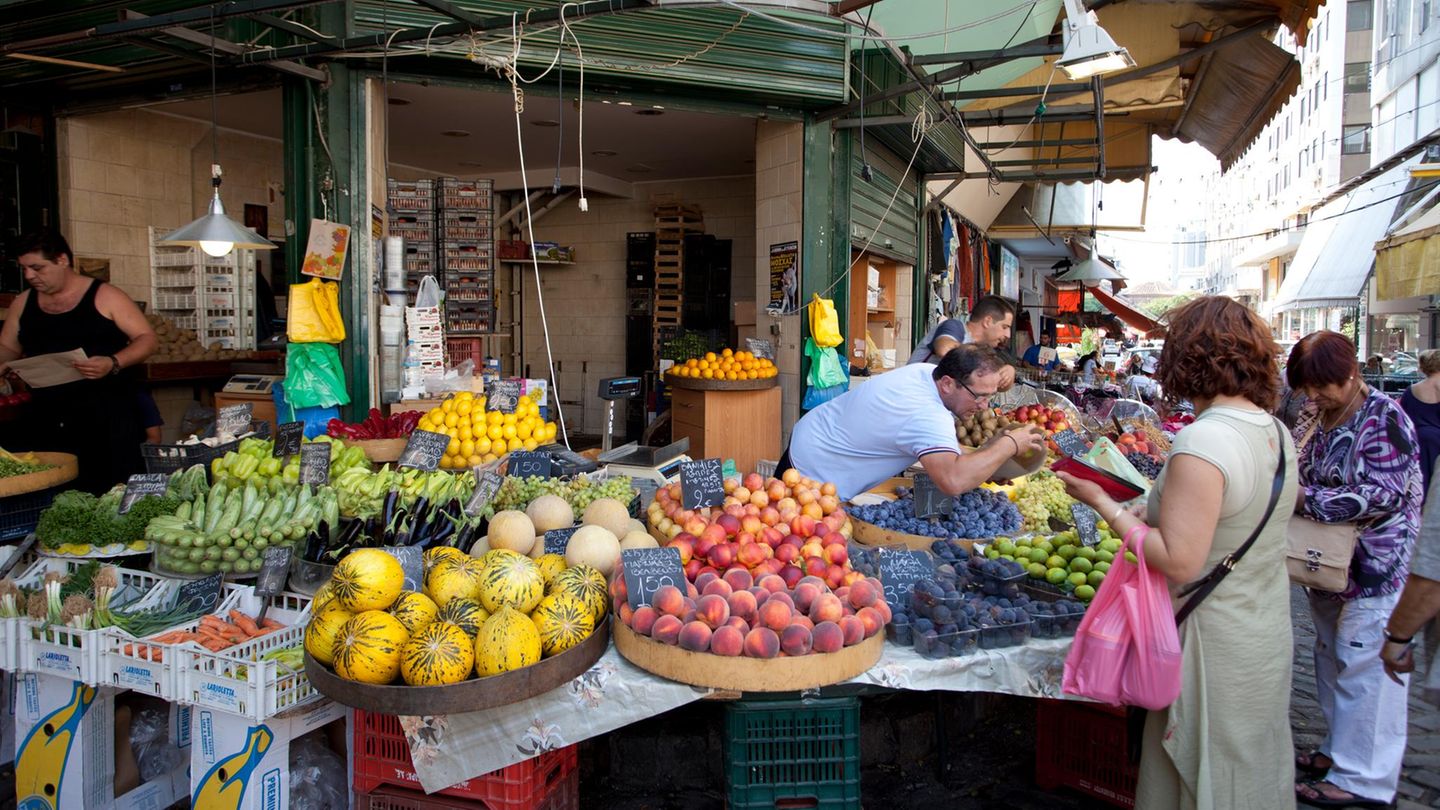 Der Agora Modiano Markt in Thessaloniki