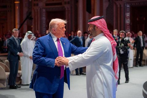 Mohammed bin Salman mit Donald Trump