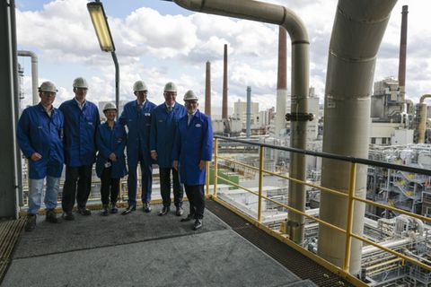 Kanzler Merz bei BASF in Düsseldorf Mitte September 2025