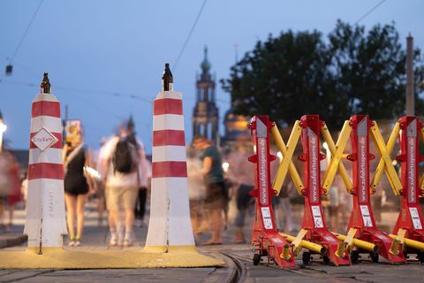 Erhöhte Sicherheit: Weihnachtsmärkte rüsten auf. (Archivbild) Foto: Sebastian Kahnert/dpa