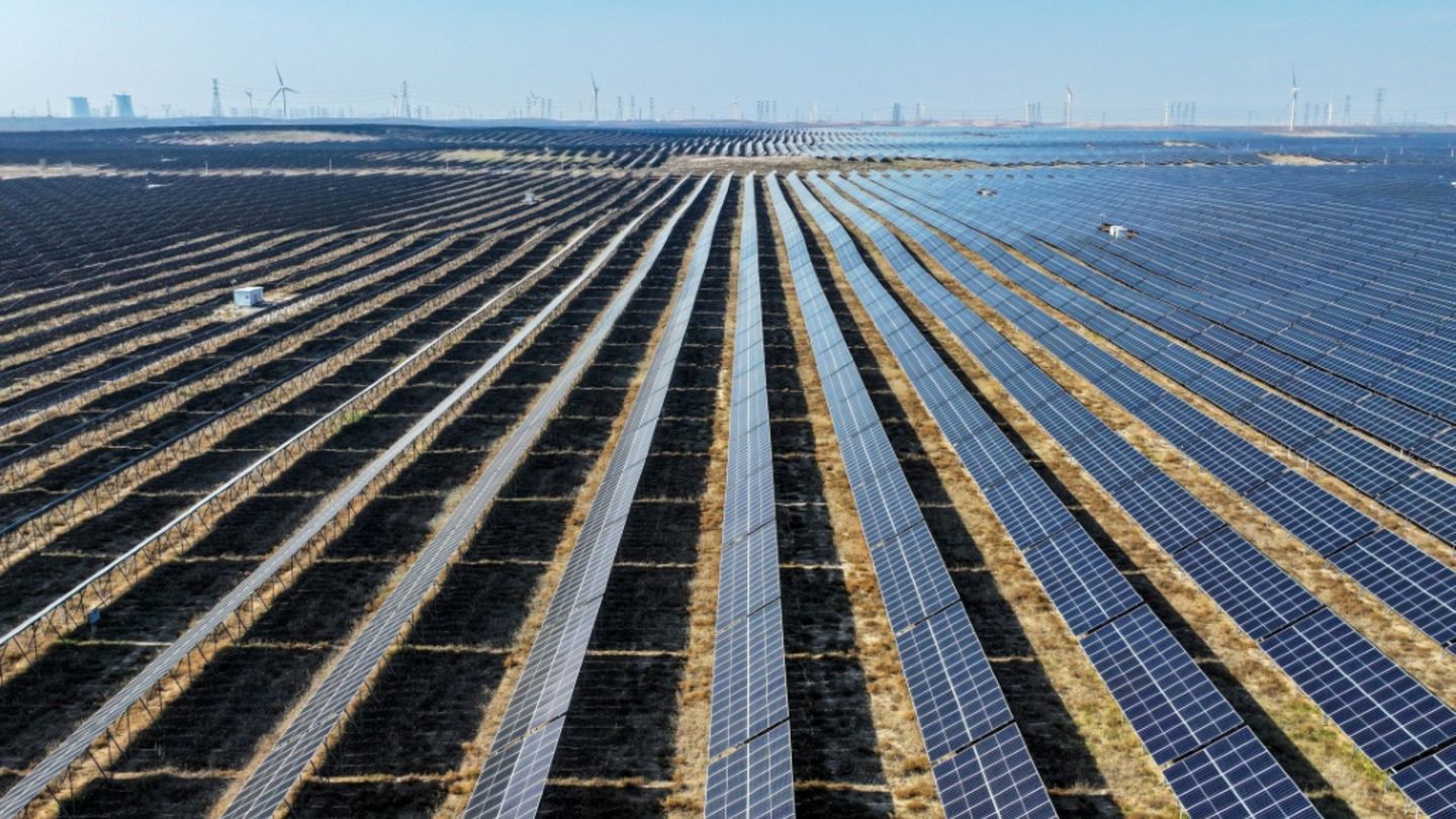 Solaranlagen im Norden Chinas