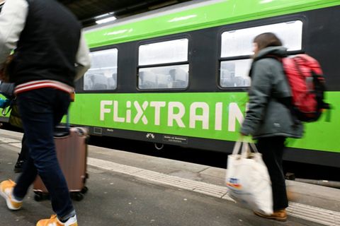 Flixtrain in Stuttgart