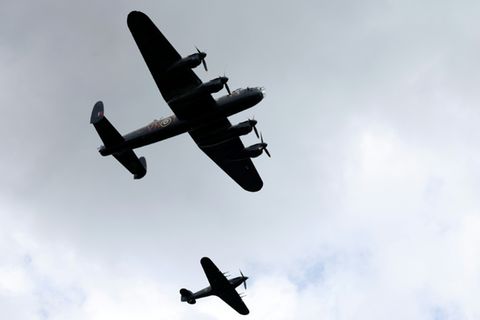 Militärflugzeuge aus Zweitem Weltkrieg