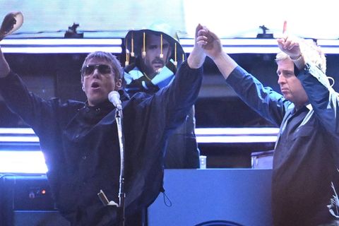 Liam und Noel Gallagher Ende Oktober bei einem Auftritt in Melbourne.