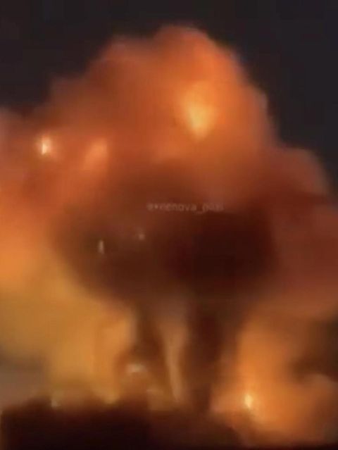 Gewaltige Explosion erschüttert russischen Exporthafen am Schwarzen Meer