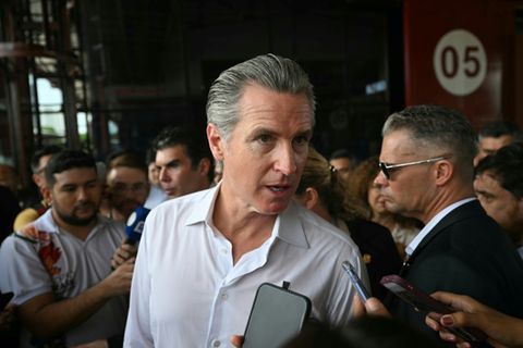 Gouverneur Newsom am Rande der COP30 in Belém