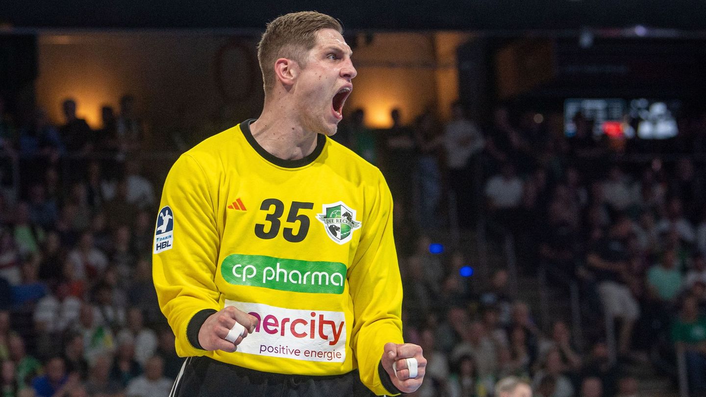 Torhüter Joel Birlehm und die TSV Hannover-Burgdorf spielten in der European League gegen IK Sävehof. (Archivbild) Foto: Sebasti