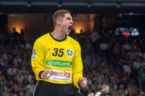 Torhüter Joel Birlehm und die TSV Hannover-Burgdorf spielten in der European League gegen IK Sävehof. (Archivbild) Foto: Sebasti