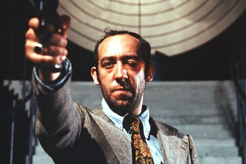 Wenige Jahre, bevor er der Komiker "Didi" wurde, sorgte Dieter Hallervorden als Chef der Verfolgerbande in Wolfgang Menges "Millionenspiel" für kalten Angstschweiß.