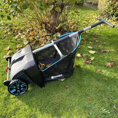 Gardena Laubsammler Test: Das Gerät funktioniert ohne Motor