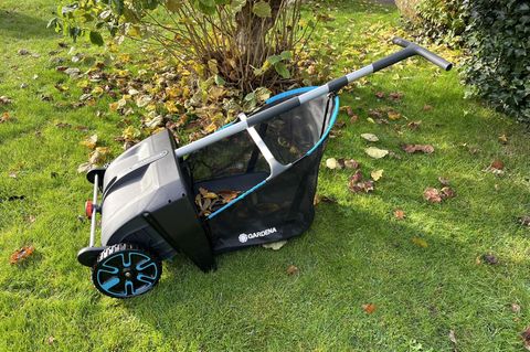 Gardena Laubsammler Test: Das Gerät funktioniert ohne Motor