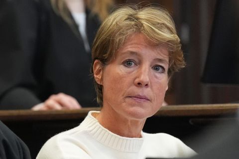 Christina Block beim Block-Prozess zur Entführung ihrer Kinder aus Dänemark