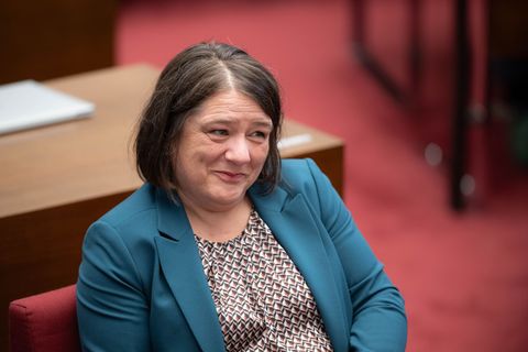 Die Grünen-Politikerin soll neue Senatorin für Umwelt, Klima und Wissenschaft werden. Foto: Sina Schuldt/dpa