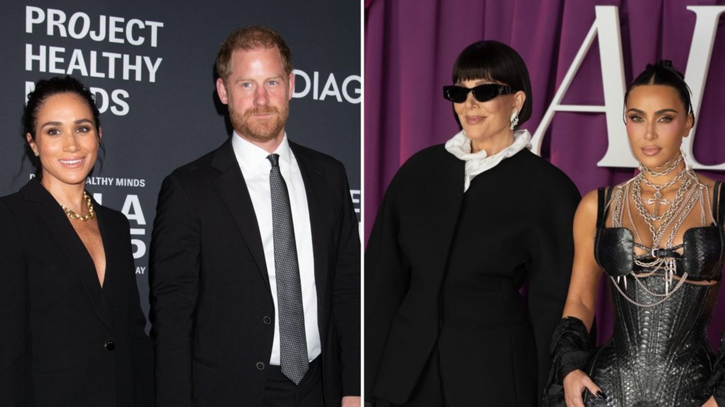 Harry und Meghan feierten am Wochenende mit Kris Jenner und Kim Kardashian - anschließend wurden Fotos der Party aus den sozia