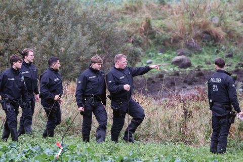 Fall Fabian: Polizisten am Fundort