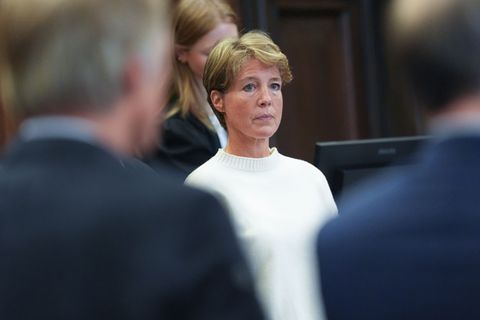 Christina Block reagiert mit Betroffenheit auf Audioaufnahmen von der Entführung ihrer Kinder in der Silvesternacht 2023/24. Fot