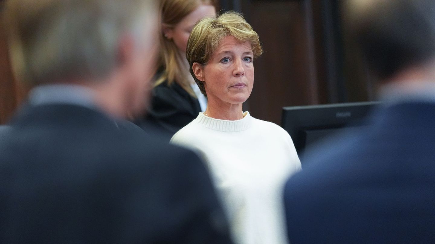 Christina Block reagiert mit Betroffenheit auf Audioaufnahmen von der Entführung ihrer Kinder in der Silvesternacht 2023/24. Fot