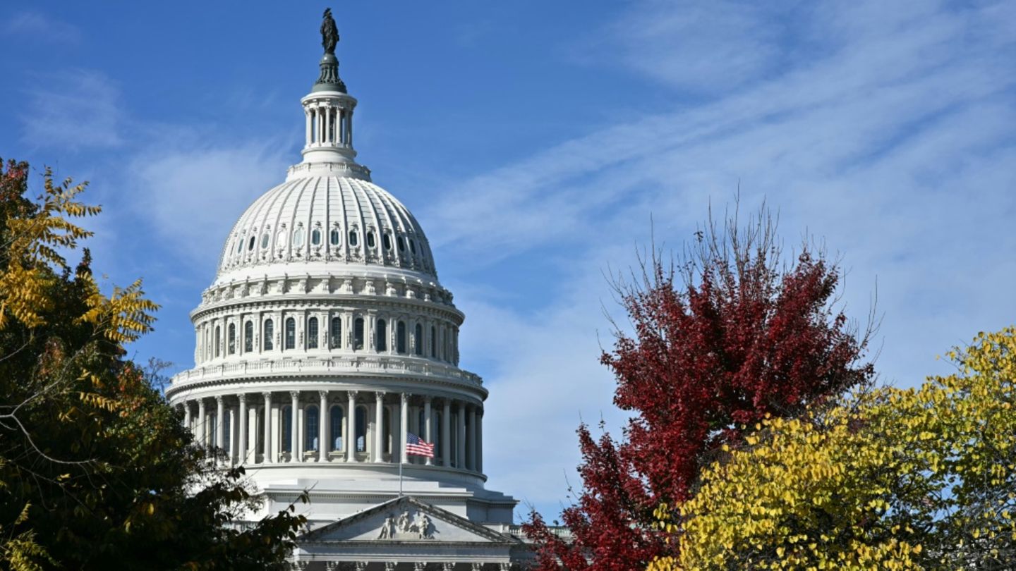 Das Kapitol in Washington, Sitz des US-Kongresses